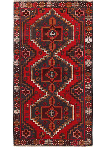 Firebrick Baluchi 3' 7 x 6' 7 - No. 62438