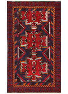 Dark Blue Baluchi 3' 8 x 6' 2 - No. 62483