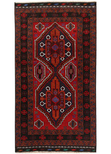 Firebrick Baluchi 3' 2 x 5' 10 - No. 62506