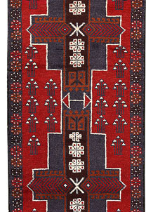 Firebrick Baluchi 2' 7 x 9' 6 - No. 62544