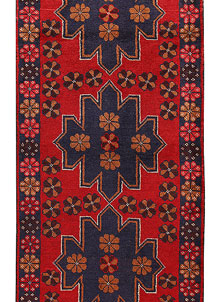 Firebrick Baluchi 2' 8 x 9' 8 - No. 62609