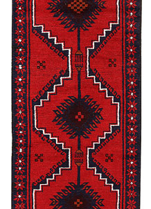 Firebrick Baluchi 2' 6 x 9' 9 - No. 62612