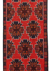 Orange Red Baluchi 2' 7 x 9' 7 - No. 62634
