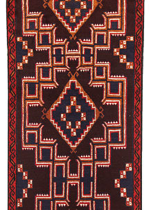 Saddle Brown Baluchi 2' 7 x 10' 1 - No. 62658