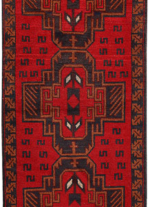 Firebrick Baluchi 2' 8 x 6' 6 - No. 62714