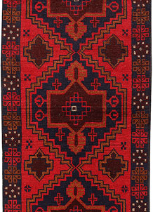 Firebrick Baluchi 2' 7 x 6' 7 - No. 62716