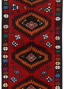 Firebrick Baluchi 2' 1 x 6' 7 - No. 62735