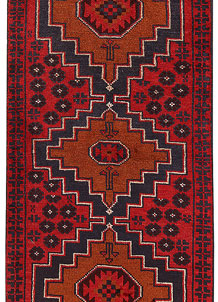 Firebrick Baluchi 2' 6 x 6' 7 - No. 62768