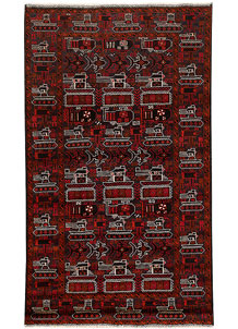 Slate Grey Pictorial 3' 9 x 6' 6 - No. 62781