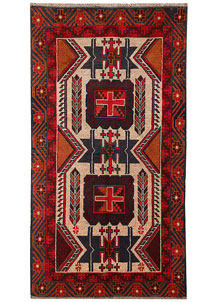 Burlywood Baluchi 3' 6 x 6' 3 - No. 62807