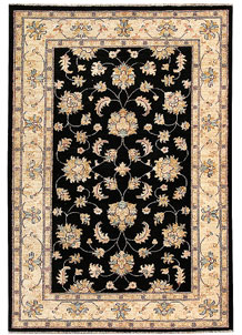 Black Oushak 4' x 5' 10 - No. 62835