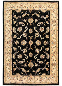 Black Oushak 3' 10 x 5' 10 - No. 62838
