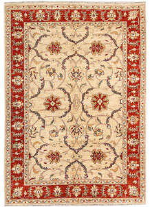 Bisque Oushak 3' 11 x 5' 7 - No. 62842