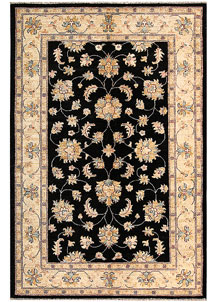 Black Oushak 4' x 5' 10 - No. 62843
