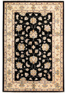 Black Oushak 4' x 5' 10 - No. 62846