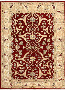 Dark Red Oushak 4' 9 x 6' 5 - No. 62848