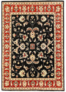 Black Oushak 4' 11 x 7' 1 - No. 62852