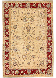 Bisque Oushak 6' x 9' - No. 62854