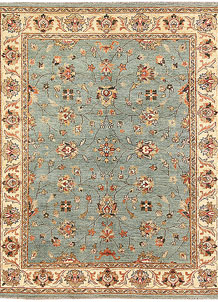 Teal Oushak 5' 1 x 6' 4 - No. 62857