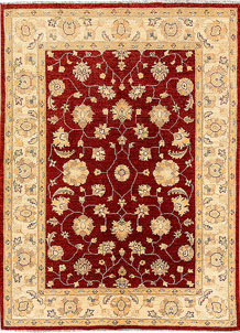 Firebrick Oushak 4' 10 x 6' 7 - No. 62858