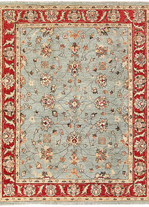 Light Slate Grey Oushak 5' x 6' 4 - No. 62861