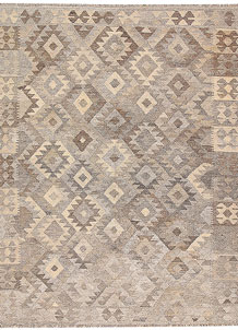 Light Grey Kilim 5' x 6' 6 - No. 62906