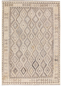 Tan Kilim 4' 10 x 6' 7 - No. 62916