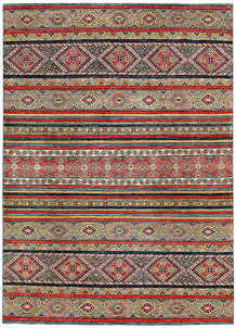 Firebrick Kazak 6' 7 x 9' - No. 63033