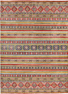 Firebrick Kazak 8' 11 x 12' 2 - No. 63056