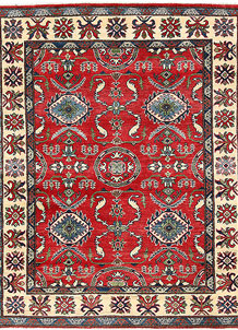 Firebrick Kazak 4' 10 x 6' 4 - SKU 63093