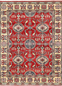 Firebrick Kazak 4' 11 x 6' 4 - No. 63104