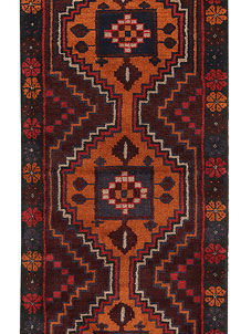 Saddle Brown Baluchi 2' 10 x 12' 8 - No. 63327