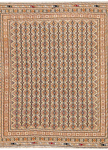 Multi Colored Mashwani 5' x 5' 10 - No. 63405