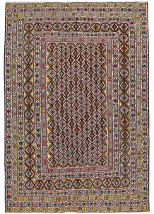 Multi Colored Mashwani 6' 7 x 9' 5 - No. 63409