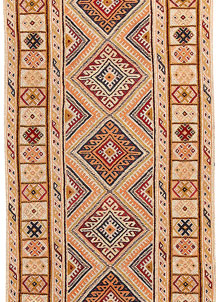 Multi Colored Mashwani 2' 1 x 6' 4 - No. 63413
