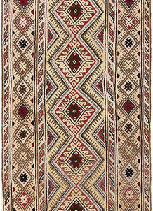 Multi Colored Mashwani 1' 11 x 6' - No. 63414