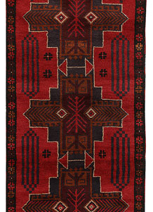 Dark Red Baluchi 2' 7 x 7' 10 - No. 63428