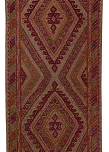 Multi Colored Mashwani 2' 9 x 12' 6 - No. 63504