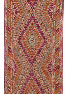 Multi Colored Mashwani 2' 9 x 12' 6 - No. 63594