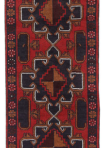 Dark Red Baluchi 2' 5 x 7' 11 - No. 63750