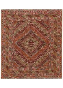 Multi Colored Mashwani 3' 10 x 4' 1 - No. 63802