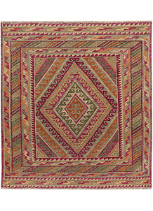 Multi Colored Mashwani 3' 8 x 4' 1 - No. 63806