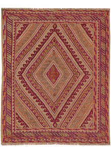 Multi Colored Mashwani 3' 7 x 4' 3 - No. 63813