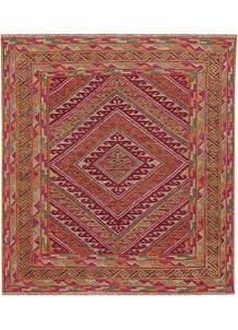 Multi Colored Mashwani 3' 7 x 4' 1 - No. 63816