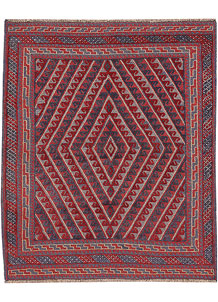 Multi Colored Mashwani 3' 9 x 4' 4 - No. 63852