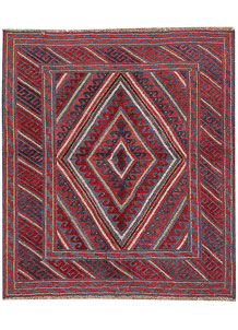 Multi Colored Mashwani 3' 8 x 4' 2 - No. 63889