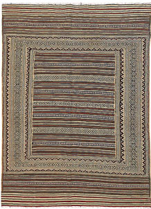 Navajo White Maliki 4' 6 x 6' 3 - No. 63906