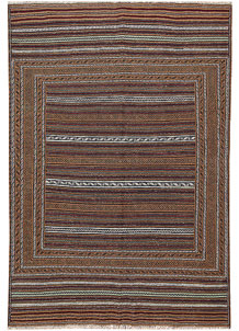 Saddle Brown Maliki 4' 8 x 6' 8 - No. 63933