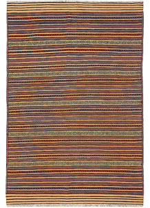 Sandy Brown Maliki 4' 2 x 6' 4 - No. 63959
