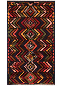 Multi Colored Baluchi 3' 7 x 6' 3 - No. 63986